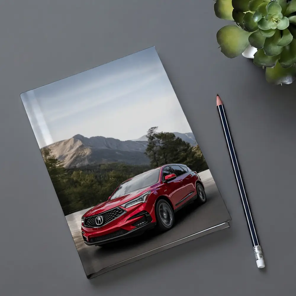 Acura RDX Red SUV Mountain Road – Notebooks