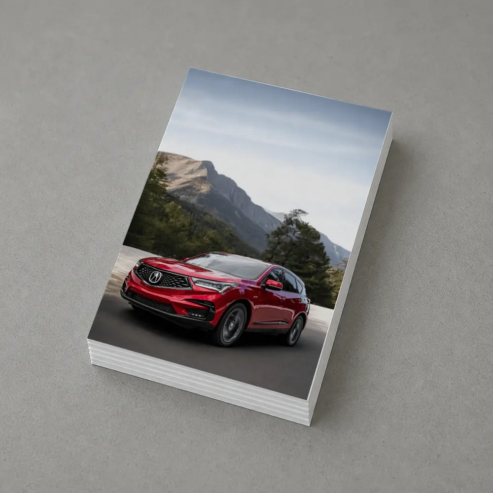 Acura RDX Red SUV Mountain Road – Postcards