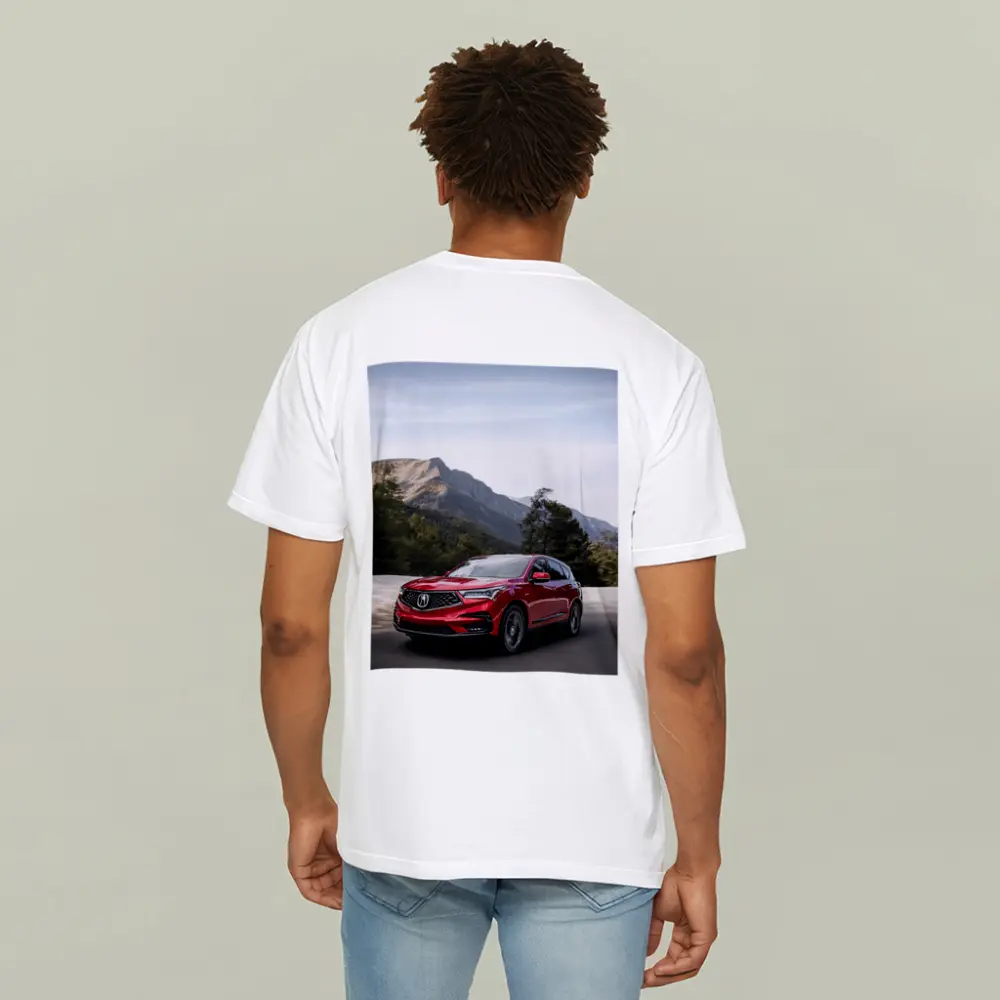 Acura RDX Red SUV Mountain Road – T-Shirts