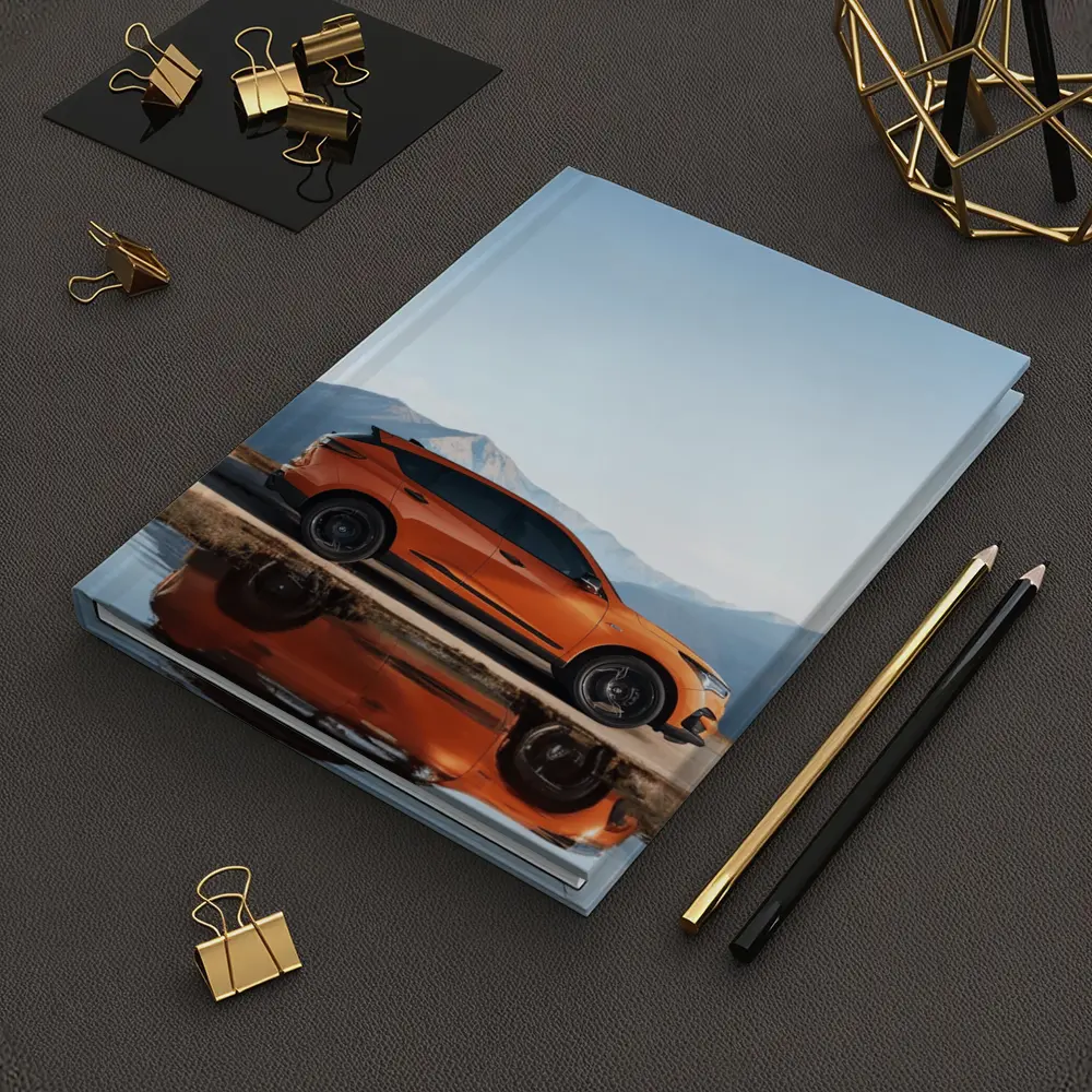 Acura MDX Orange SUV Mountain Reflection – Notebooks