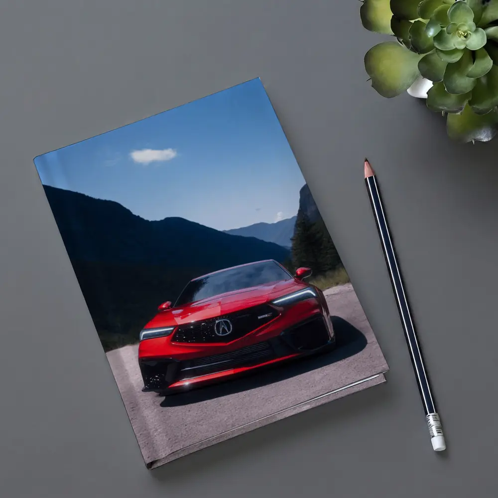Acura Integra Red Bold Mountain Road – Notebooks