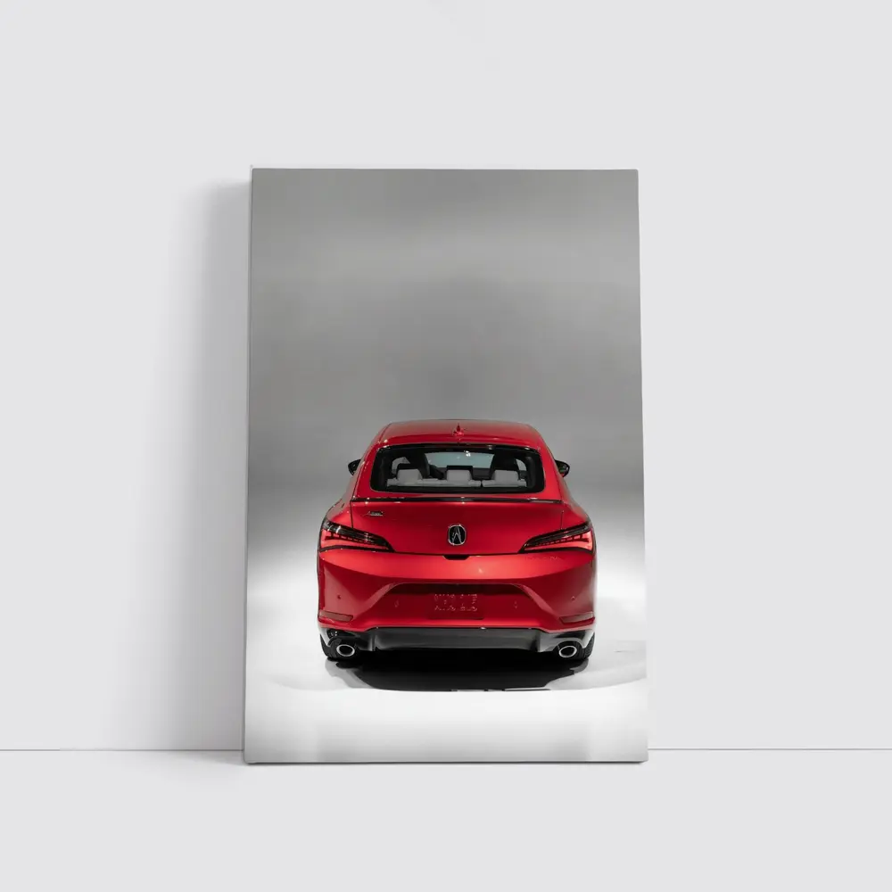 Acura TLX Red Rear View Studio – Wall Art