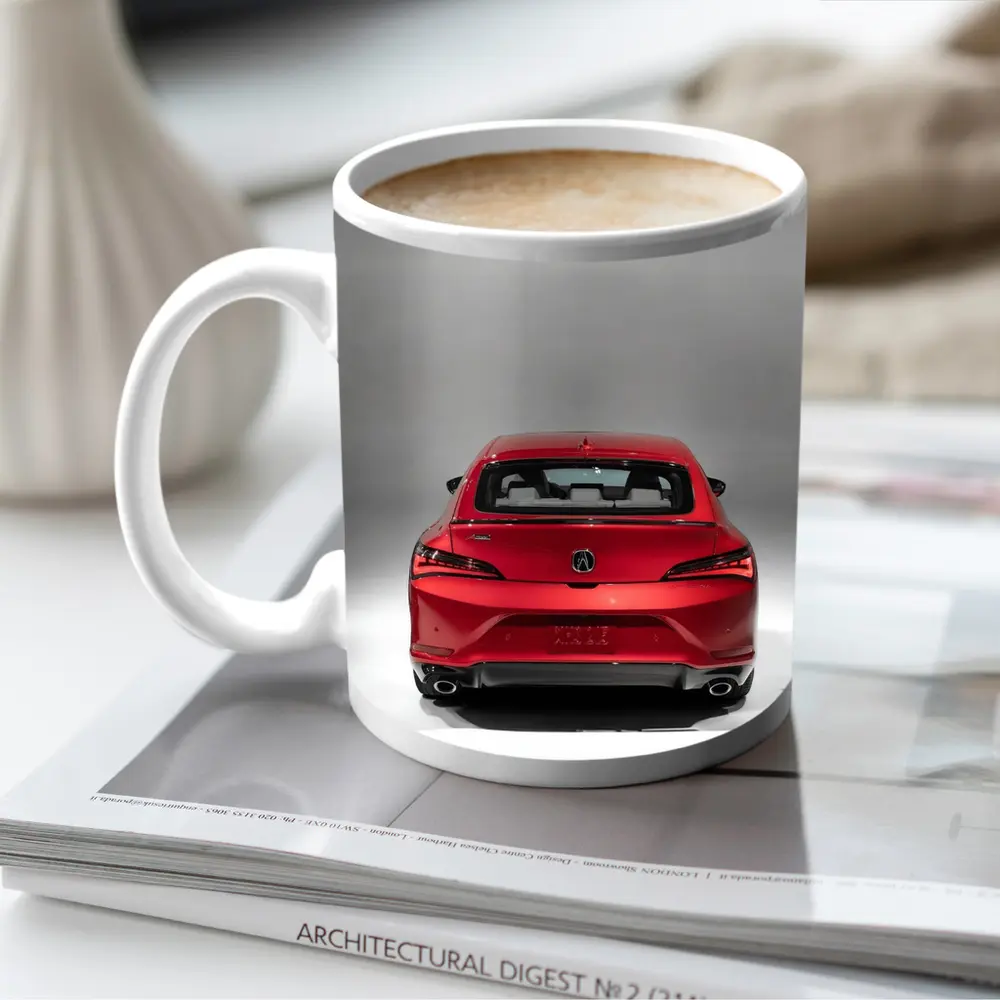 Acura TLX Red Rear View Studio – Mugs