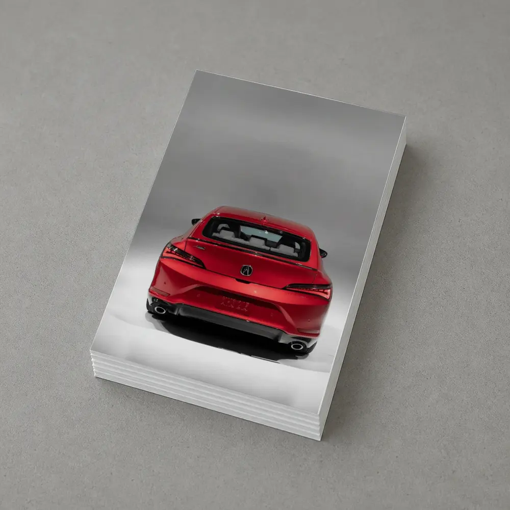 Acura TLX Red Rear View Studio – Postcards