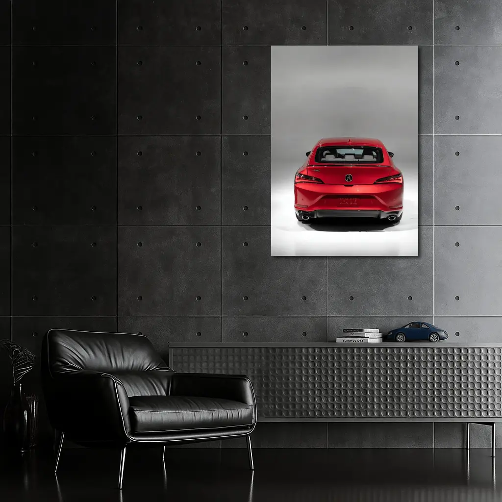 Acura TLX Red Rear View Studio – Wall Art