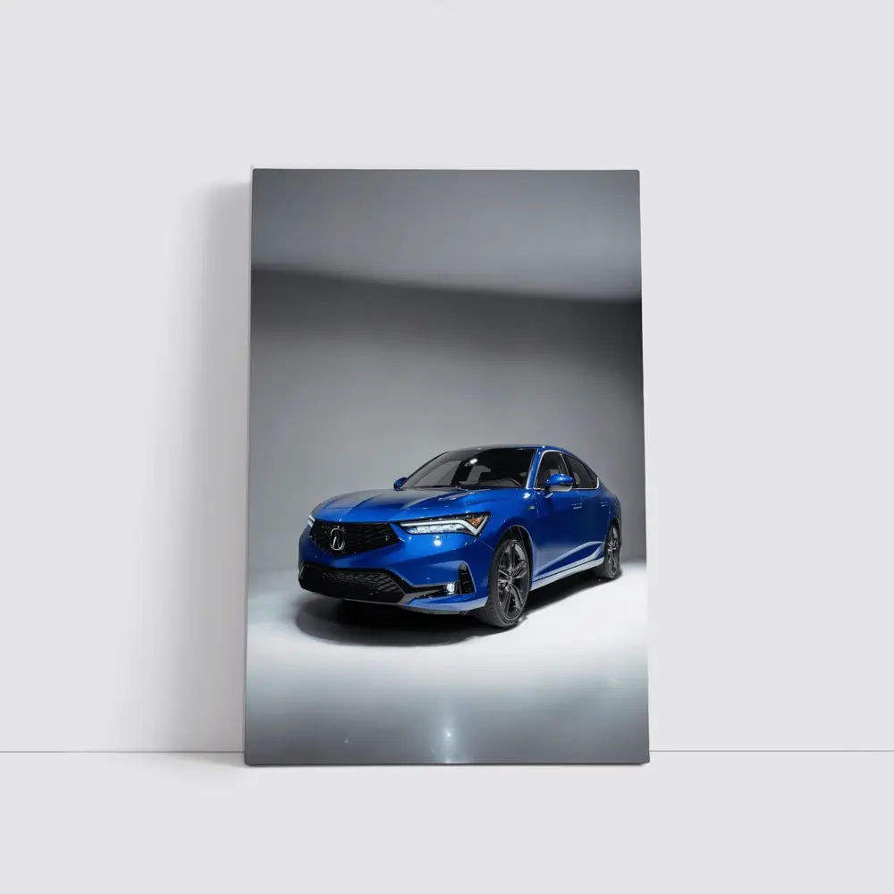 Acura Integra Blue Studio Spotlight – Wall Art