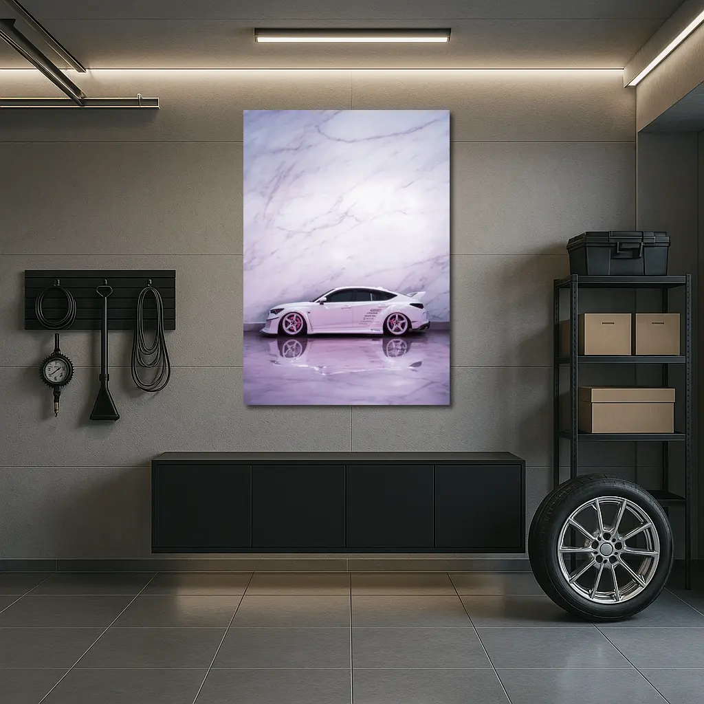 Acura Wide Body Car Marble Studio – Wall Art