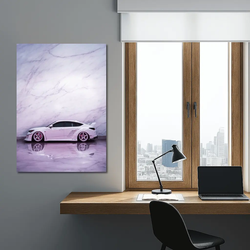 Acura Wide Body Car Marble Studio – Wall Art