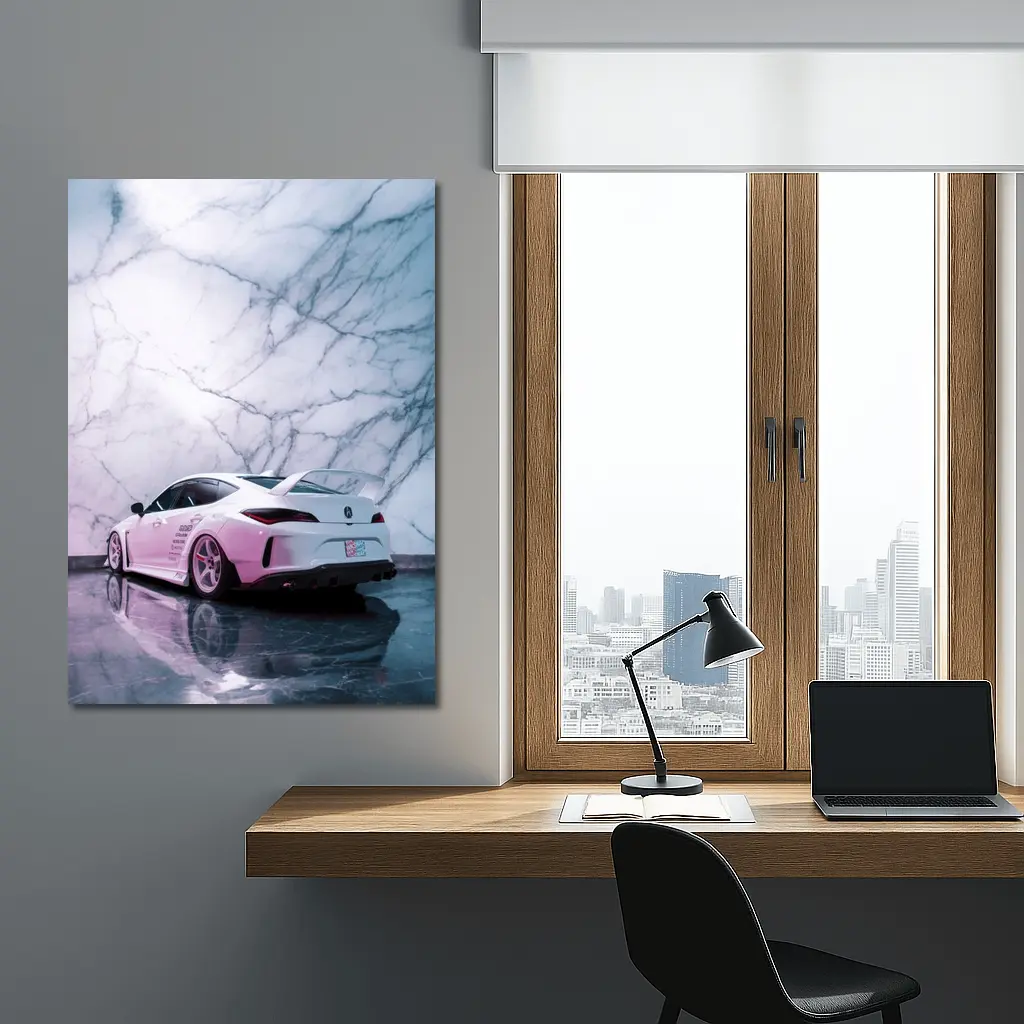 Acura Wide Body Kit Marble Wall Background – Wall Art