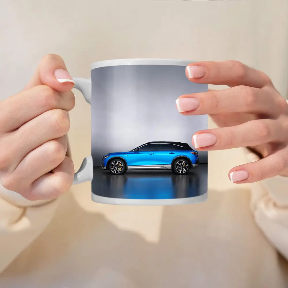 Acura Blue SUV Side Profile Studio – Mugs