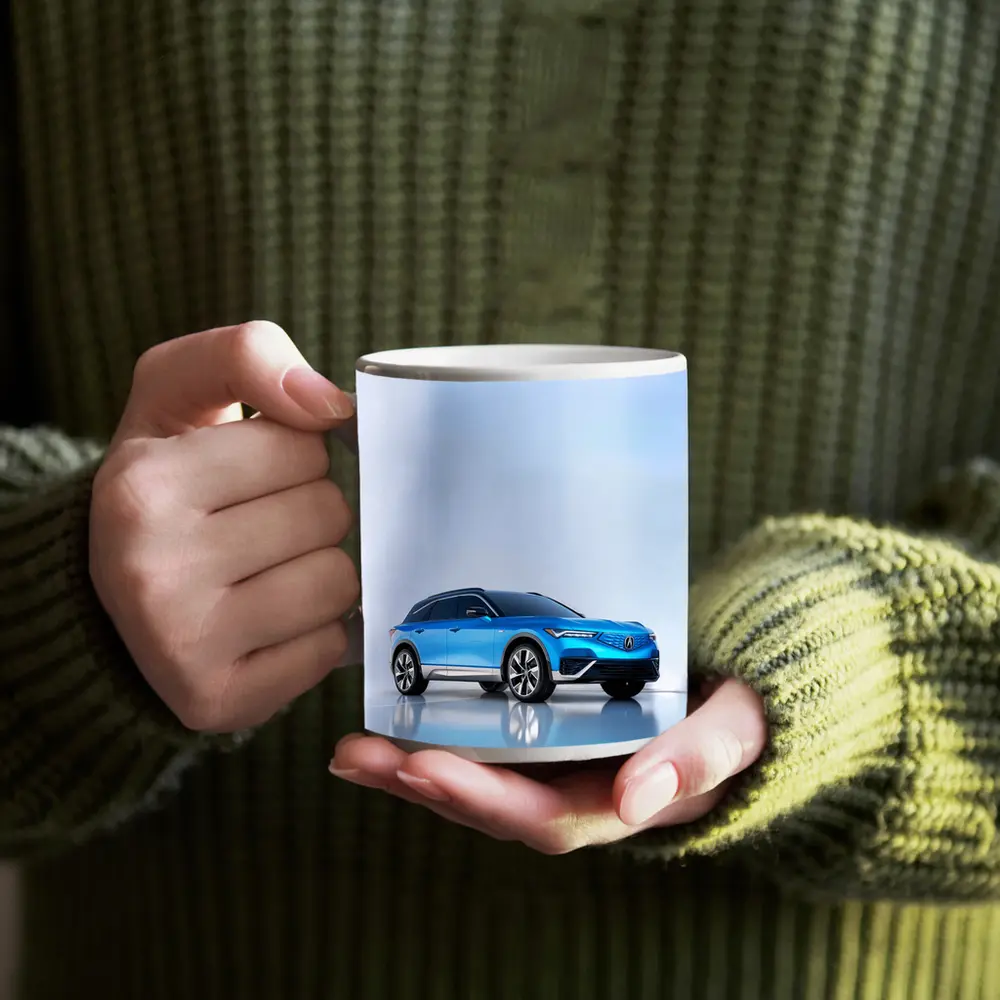 Acura MDX Blue SUV Studio Shot – Mugs