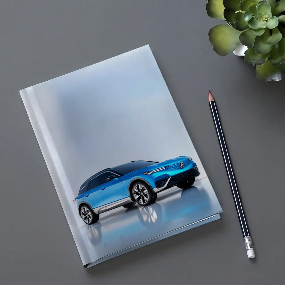 Acura MDX Blue SUV Studio Shot – Notebooks