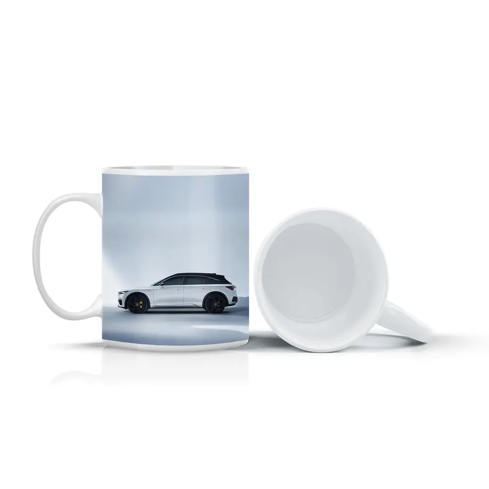 Acura QX SUV White Studio Profile View – Mugs