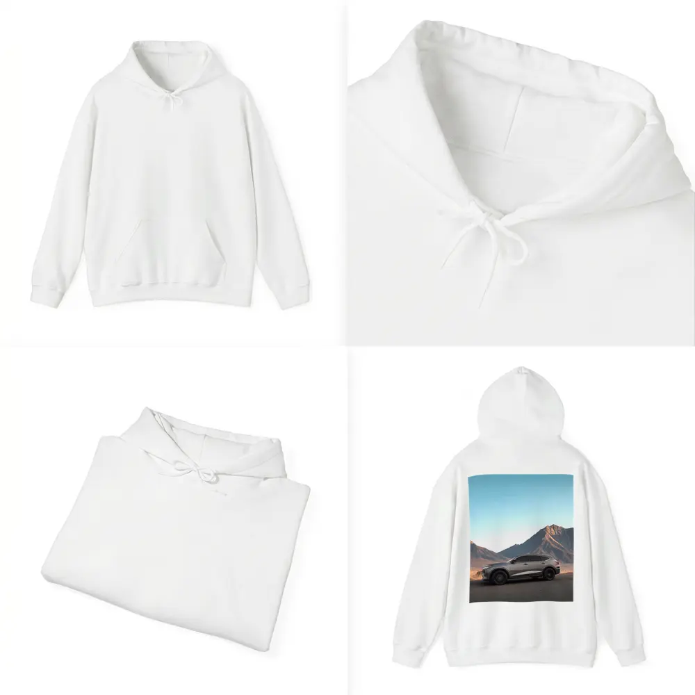 Acura MDX Silver SUV Mountain Desert Road – Hoodies