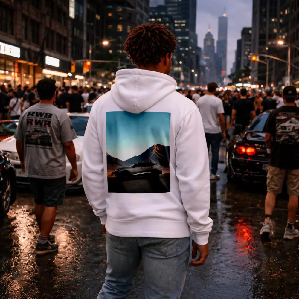 Acura MDX Silver SUV Mountain Desert Road – Hoodies