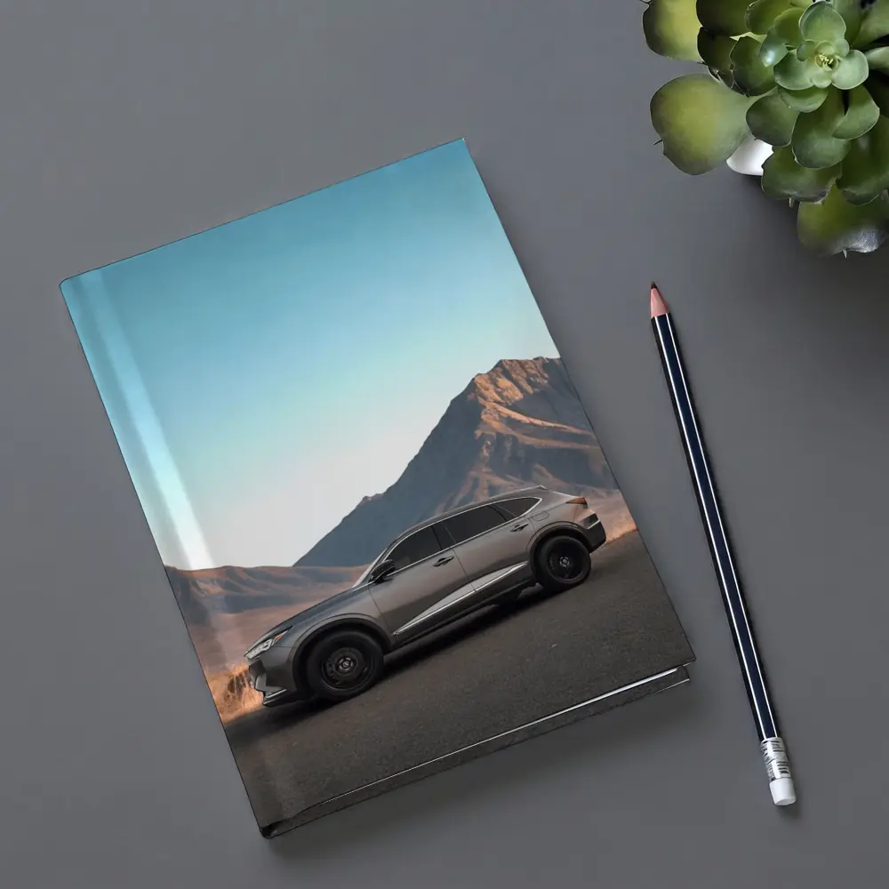 Acura MDX Silver SUV Mountain Desert Road – Notebooks