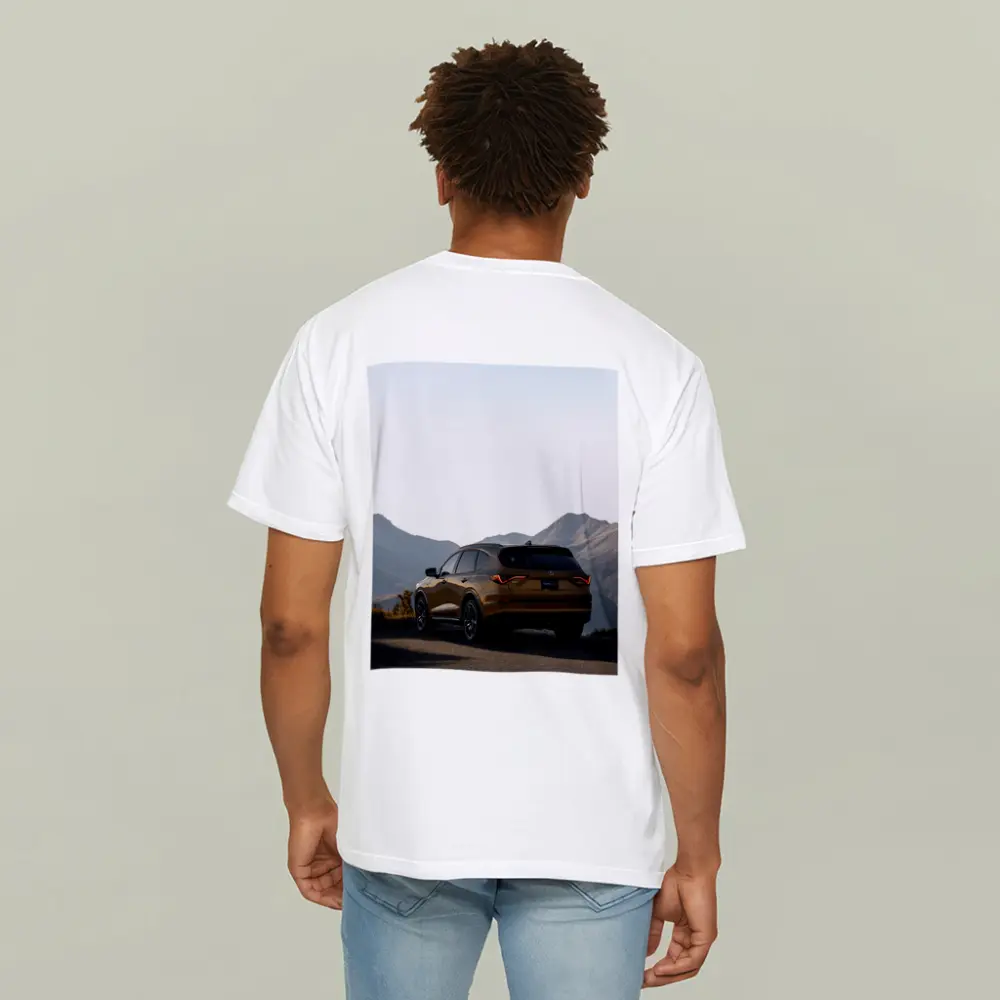 Acura MDX Gold SUV Mountain Backdrop – T-Shirts