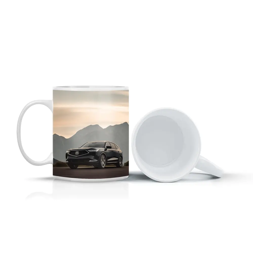 Acura MDX Dark SUV Mountain Backdrop – Mugs