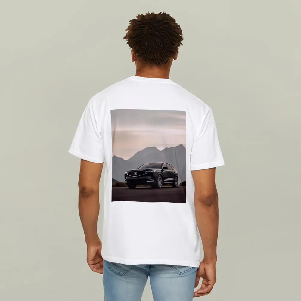 Acura MDX Dark SUV Mountain Backdrop – T-Shirts