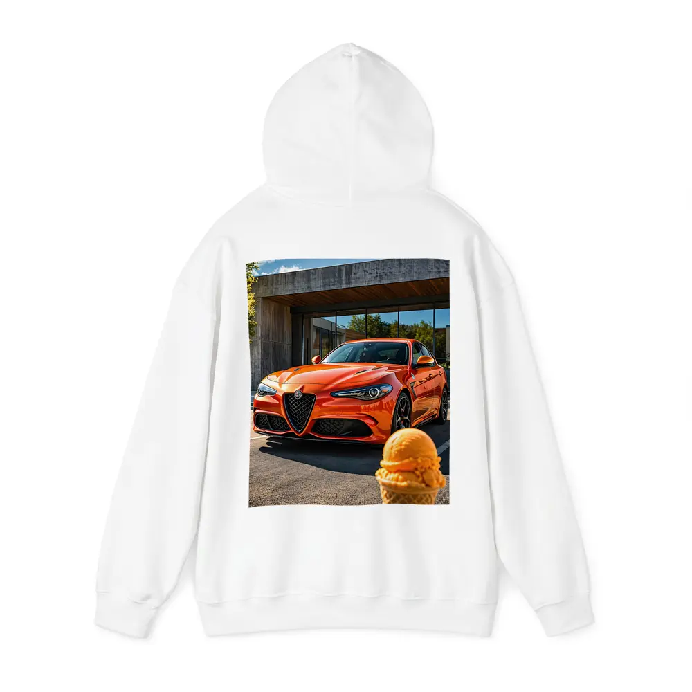 Alfa Romeo Giulia Orange Ice Cream Street – Hoodies