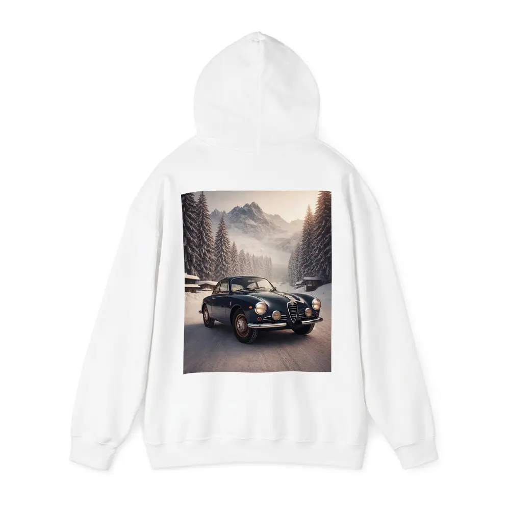 Alfa Romeo Giulia Classic Winter Mountain Drive – Hoodies