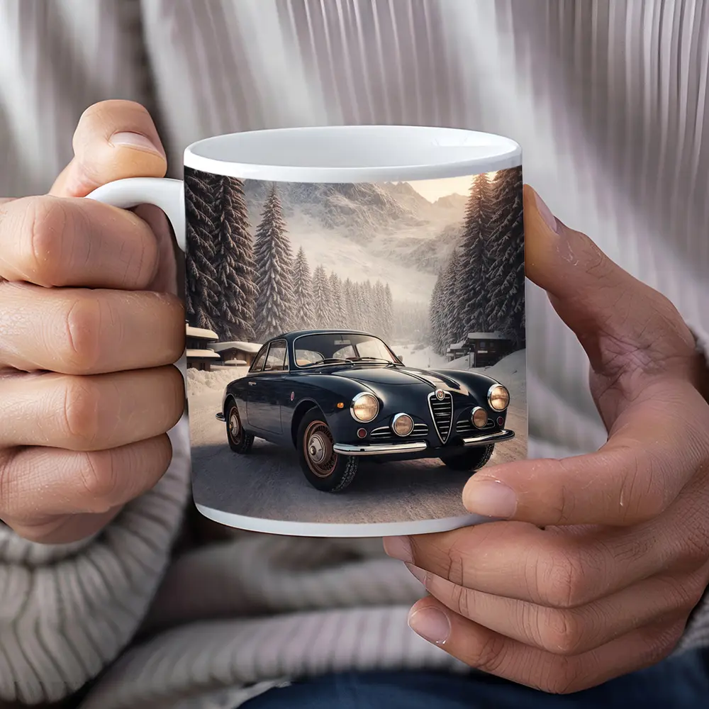Alfa Romeo Giulia Classic Winter Mountain Drive – Mugs