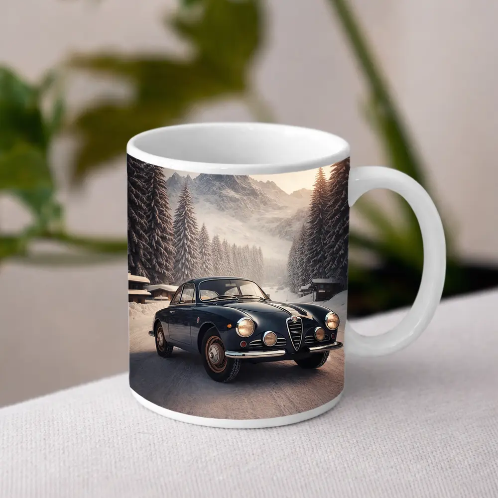 Alfa Romeo Giulia Classic Winter Mountain Drive – Mugs