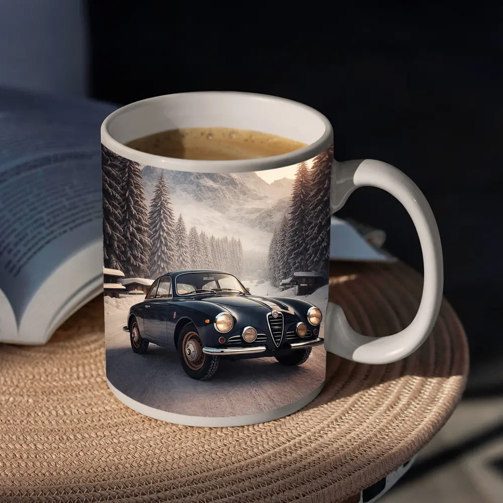 Alfa Romeo Giulia Classic Winter Mountain Drive – Mugs