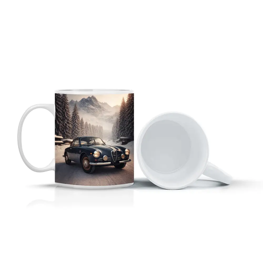 Alfa Romeo Giulia Classic Winter Mountain Drive – Mugs