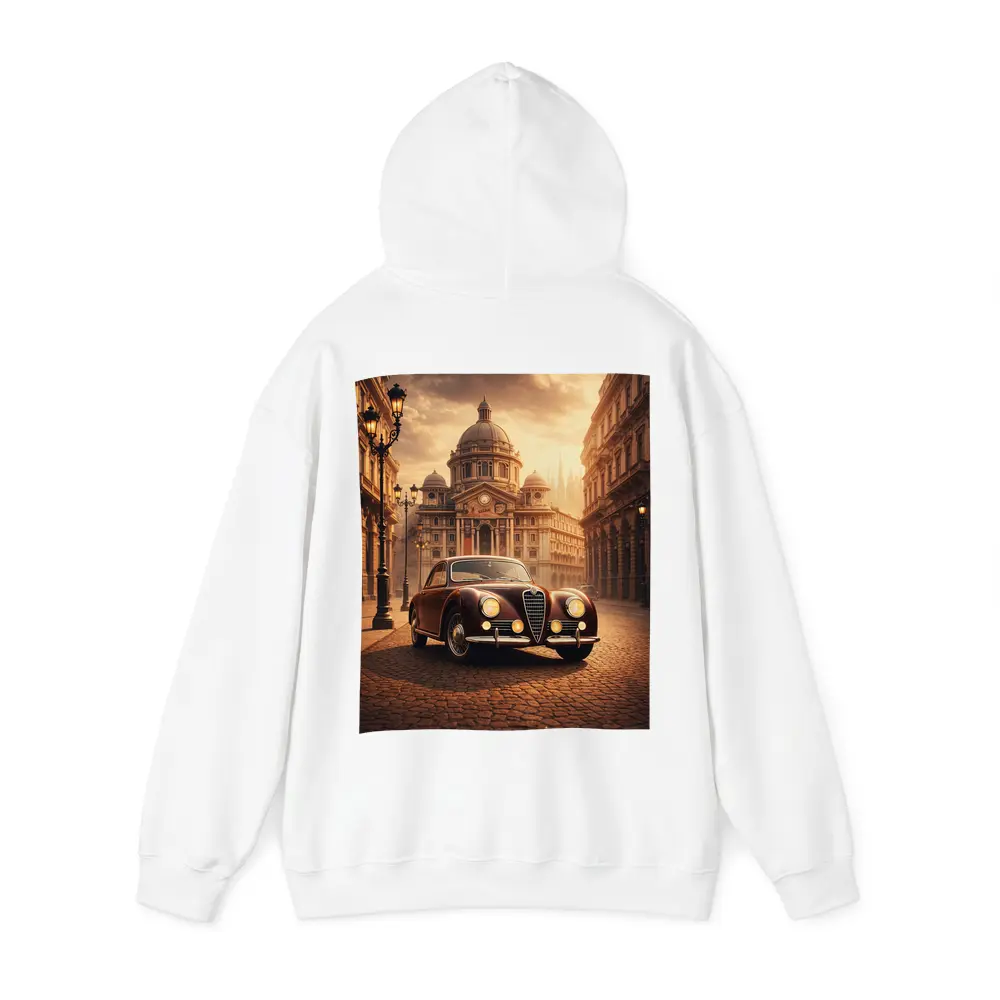 Alfa Romeo Classic Car Italian City Street – Hoodies