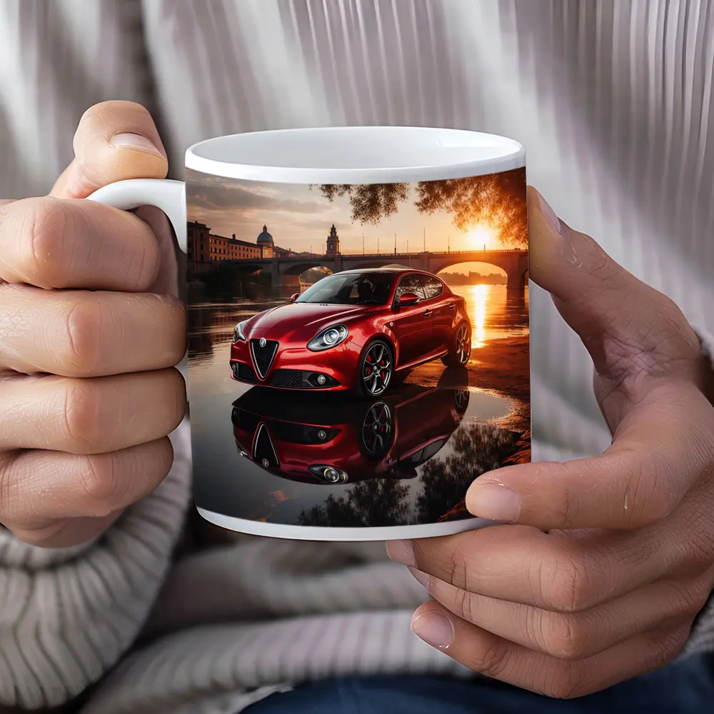 Alfa Romeo Giulietta Red River Sunset – Mugs