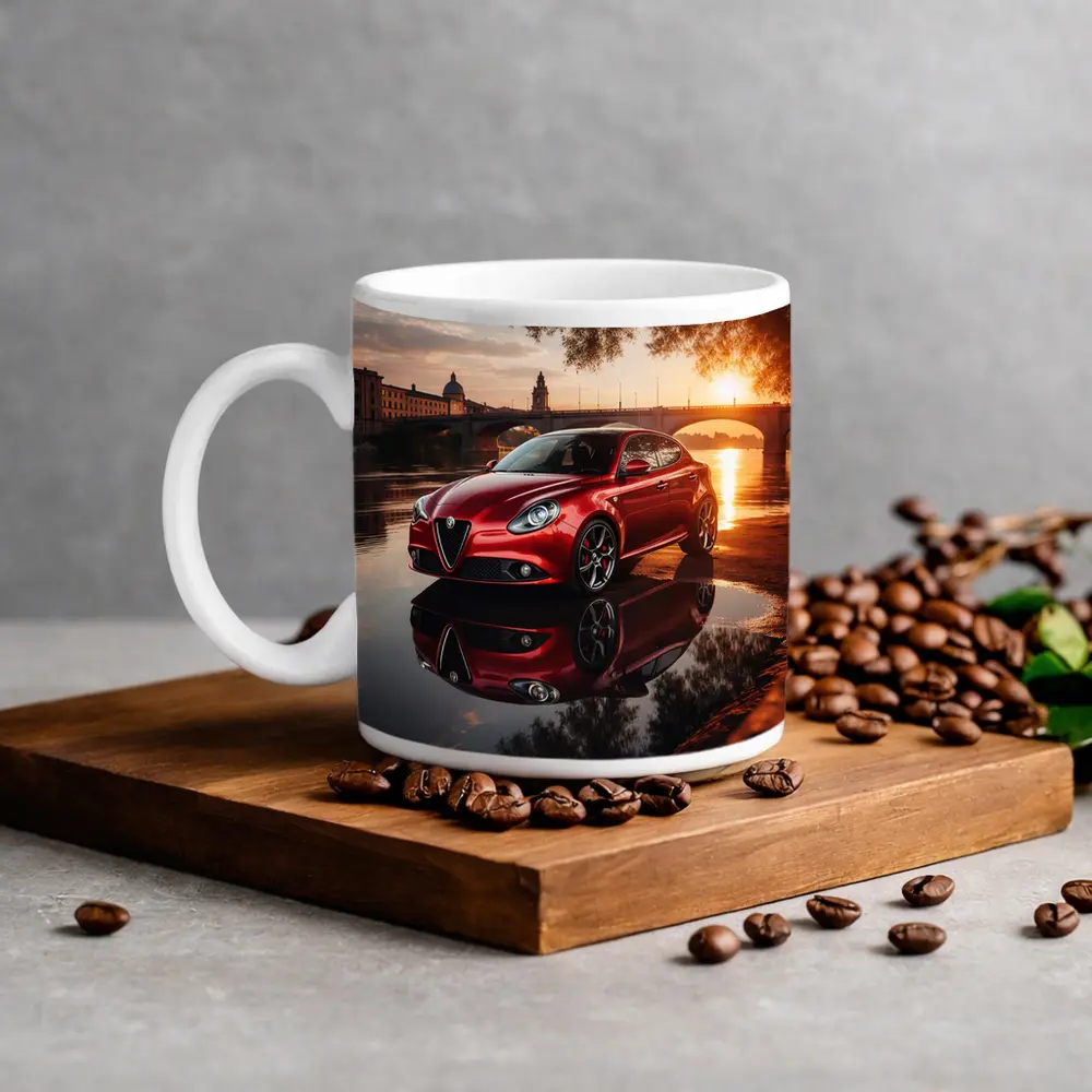Alfa Romeo Giulietta Red River Sunset – Mugs