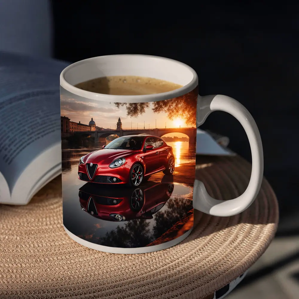 Alfa Romeo Giulietta Red River Sunset – Mugs