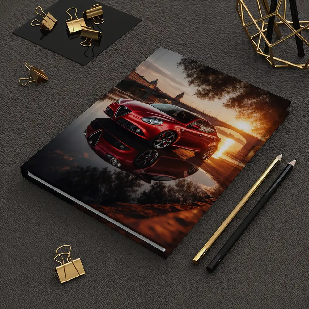 Alfa Romeo Giulietta Red River Sunset – Notebooks