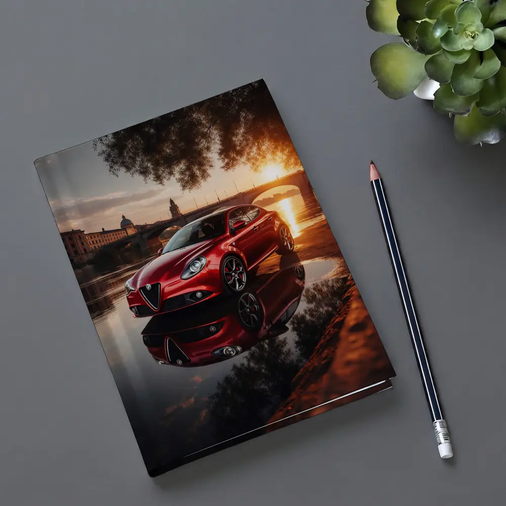 Alfa Romeo Giulietta Red River Sunset – Notebooks
