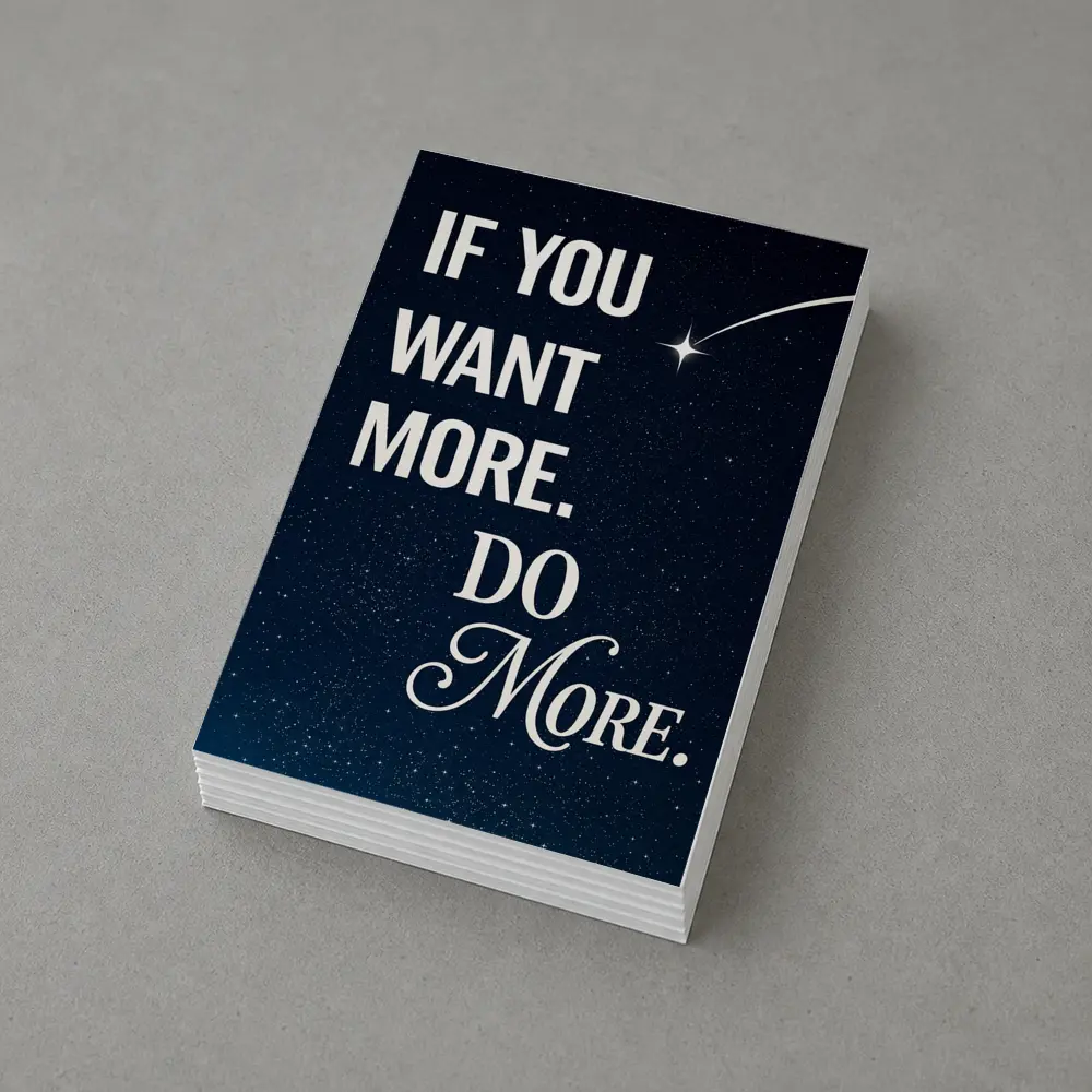 If You Want More Do More Stars – Postcards