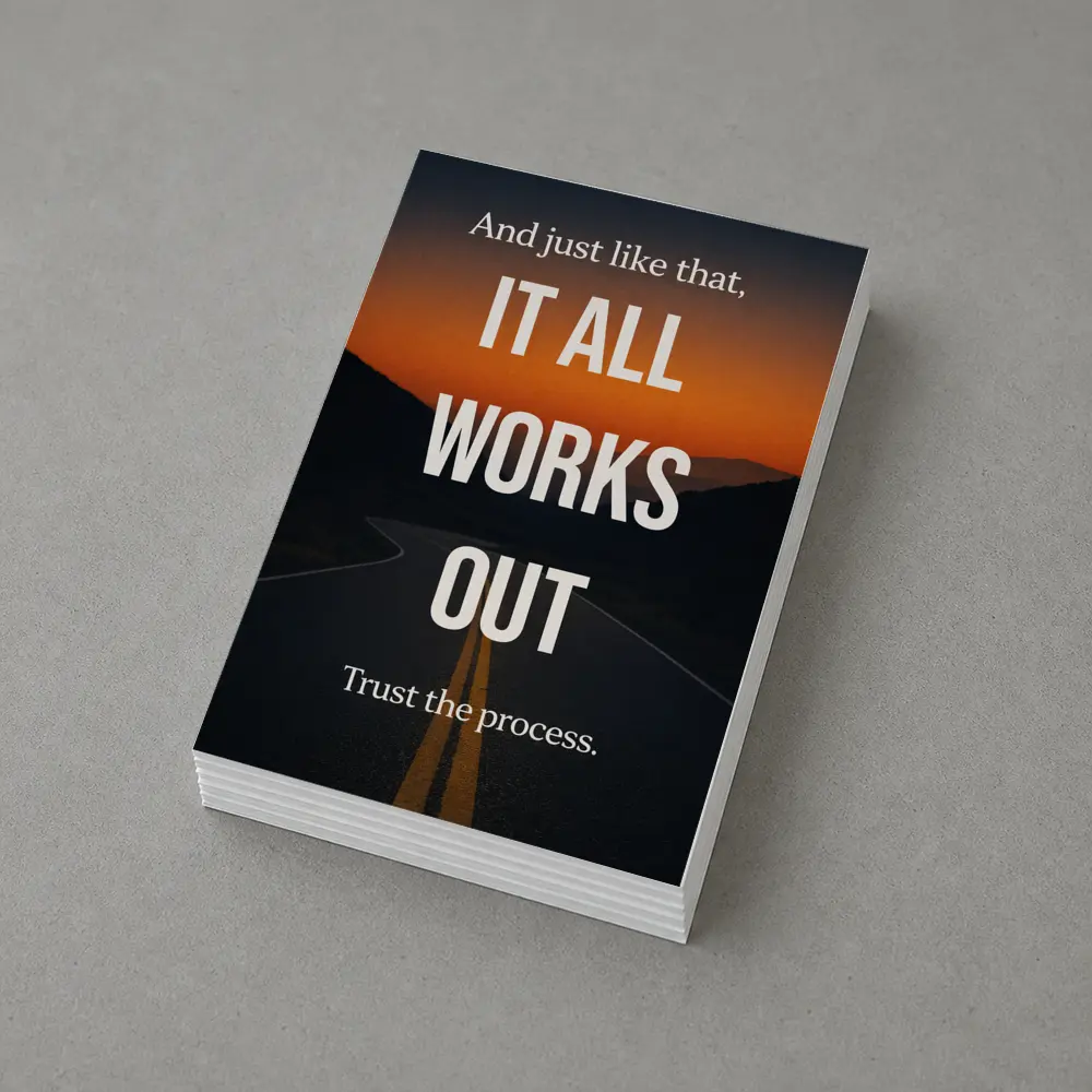 It All Works Out Trust The Process – Postcards