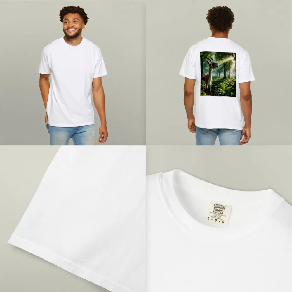 Antelope Wearing VR Headset in Forest – T-Shirts