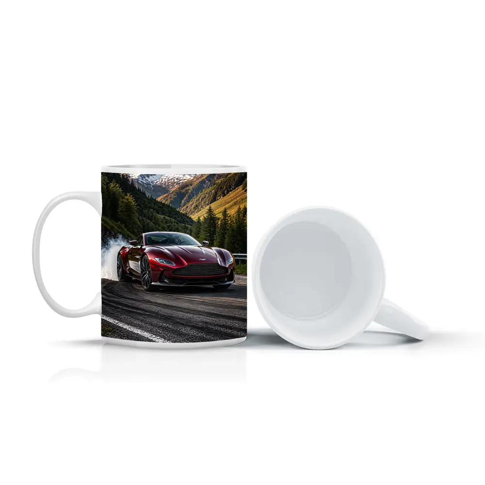 Aston Martin DB11 Drifting Mountain Road – Mugs