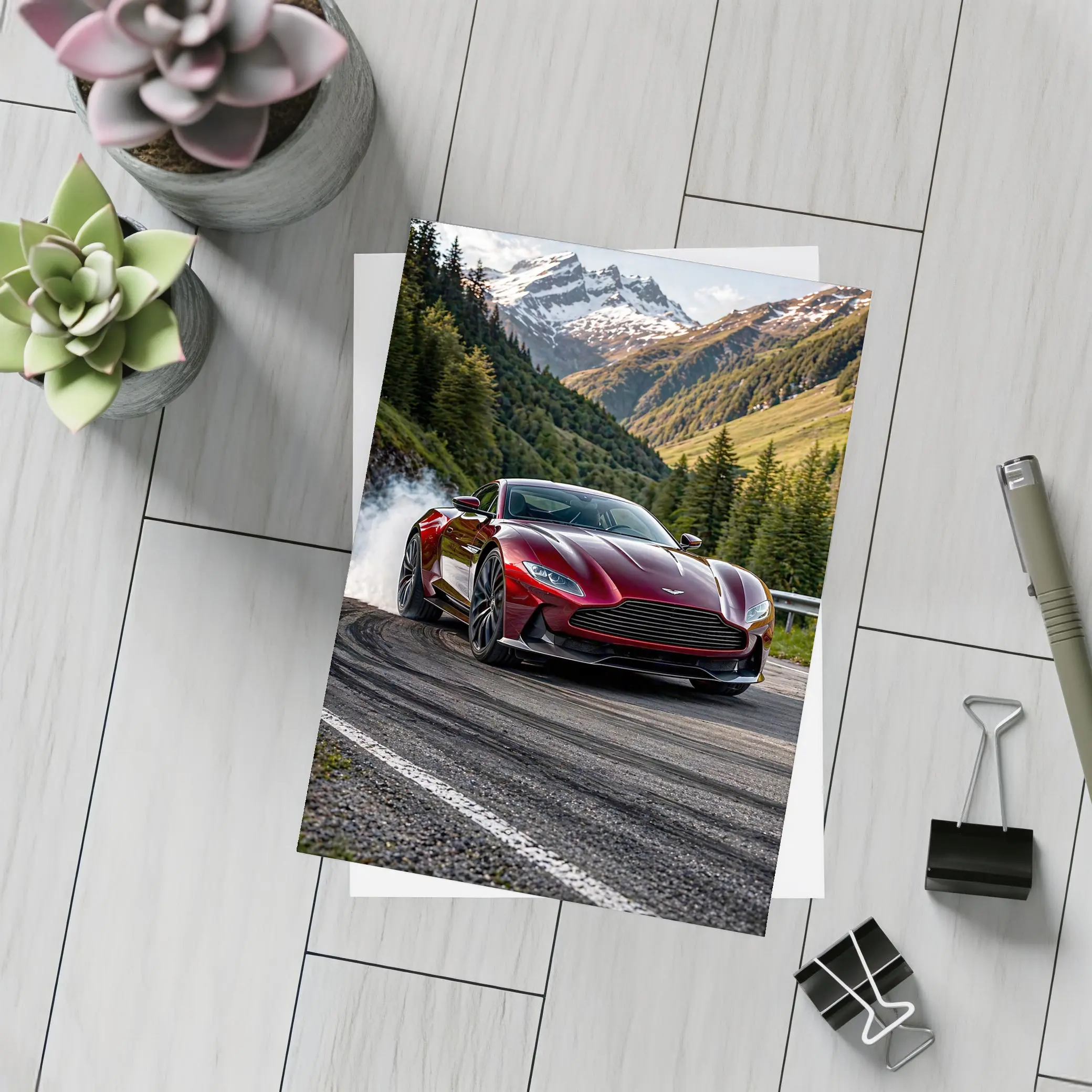 Aston Martin DB11 Drifting Mountain Road – Postcards