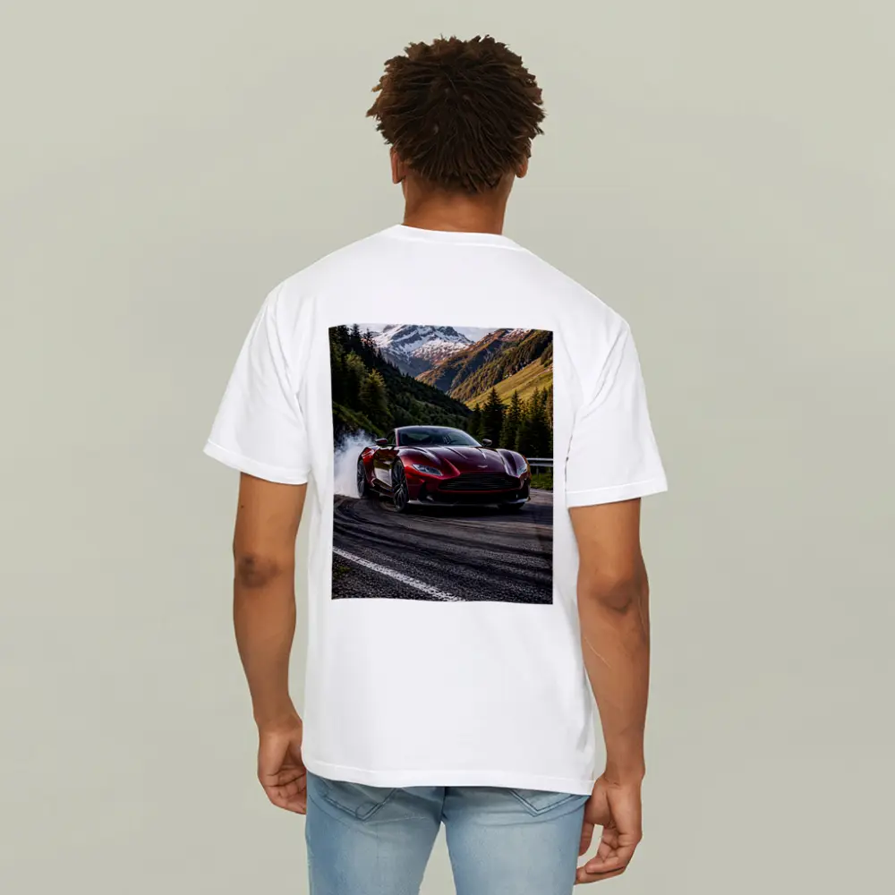Aston Martin DB11 Drifting Mountain Road – T-Shirts