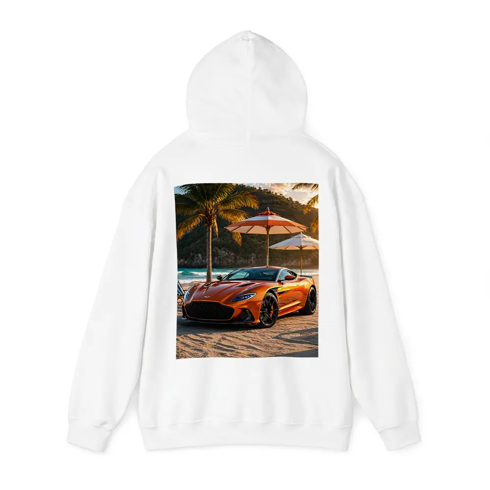 Aston Martin DBS Superleggera Orange Beach Sunset – Hoodies