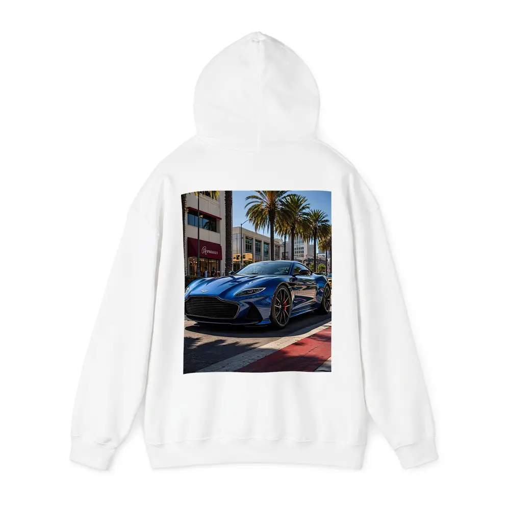 Aston Martin DBS Superleggera Blue Los Angeles – Hoodies