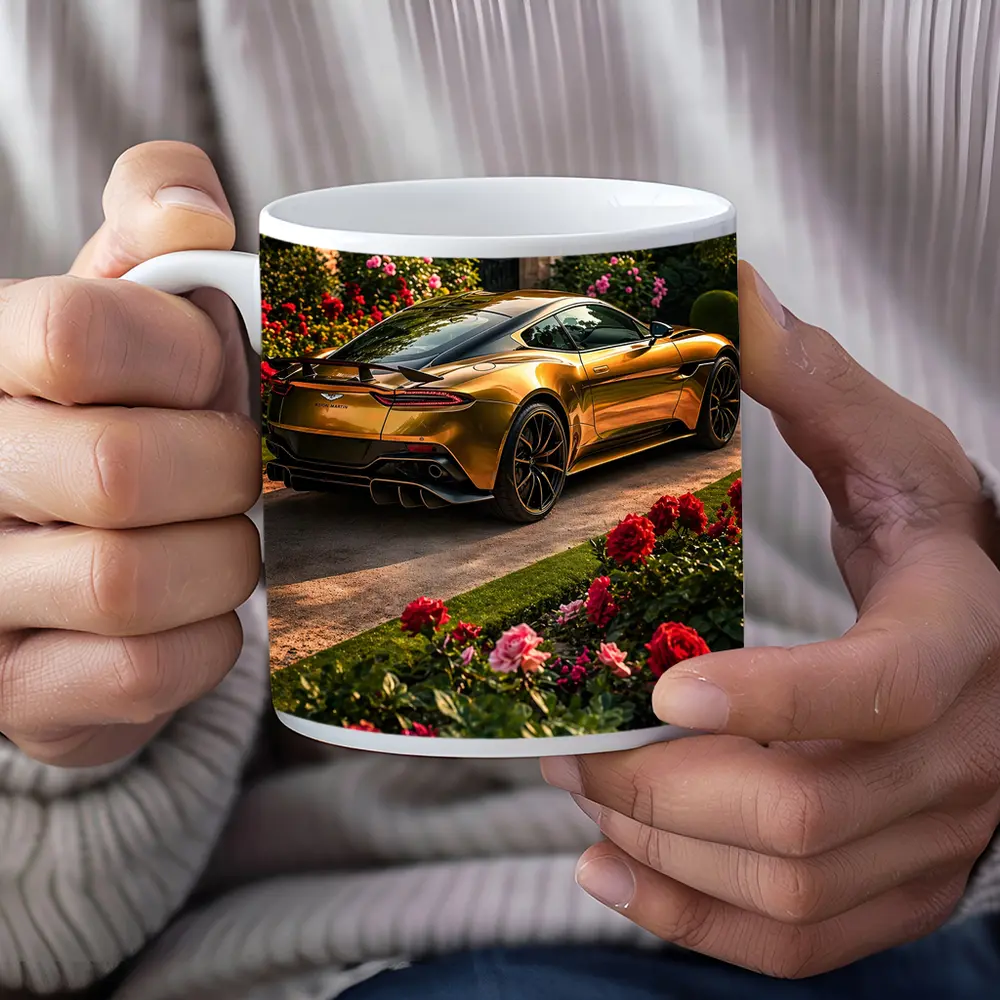 Aston Martin DBS Superleggera Gold Garden Estate – Mugs