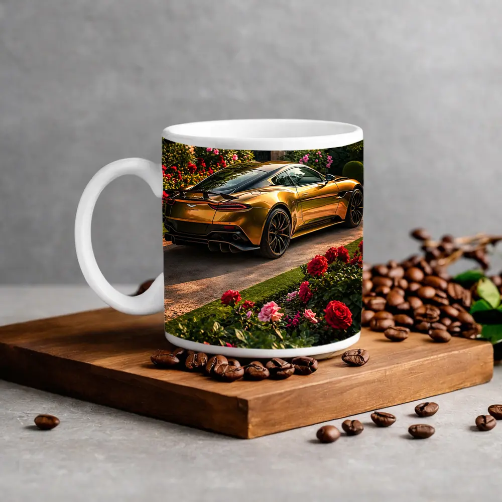 Aston Martin DBS Superleggera Gold Garden Estate – Mugs