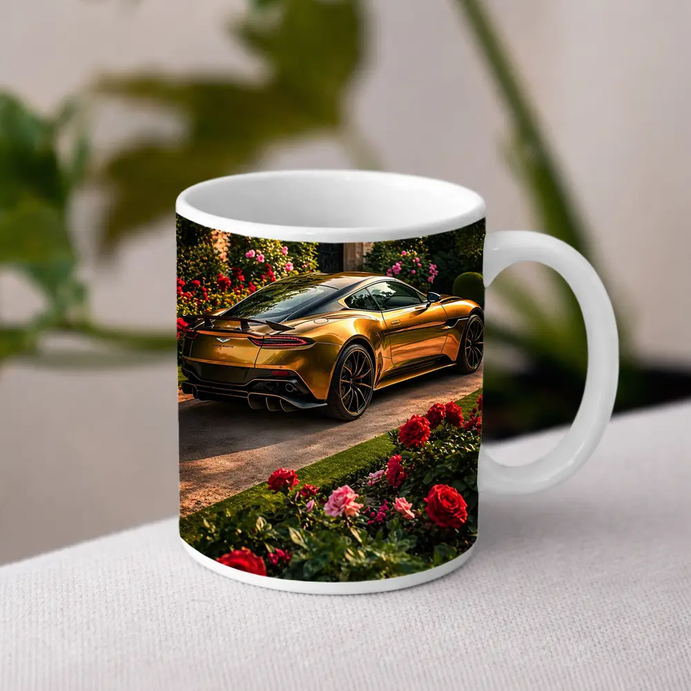 Aston Martin DBS Superleggera Gold Garden Estate – Mugs