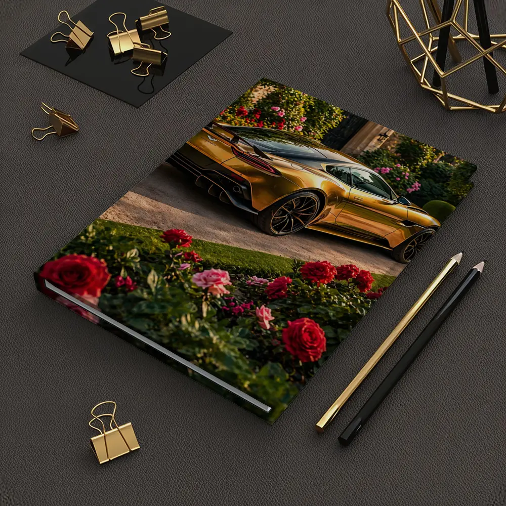 Aston Martin DBS Superleggera Gold Garden Estate – Notebooks