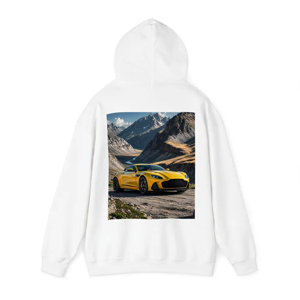 Aston Martin DBS Superleggera Yellow Mountain Road – Hoodies