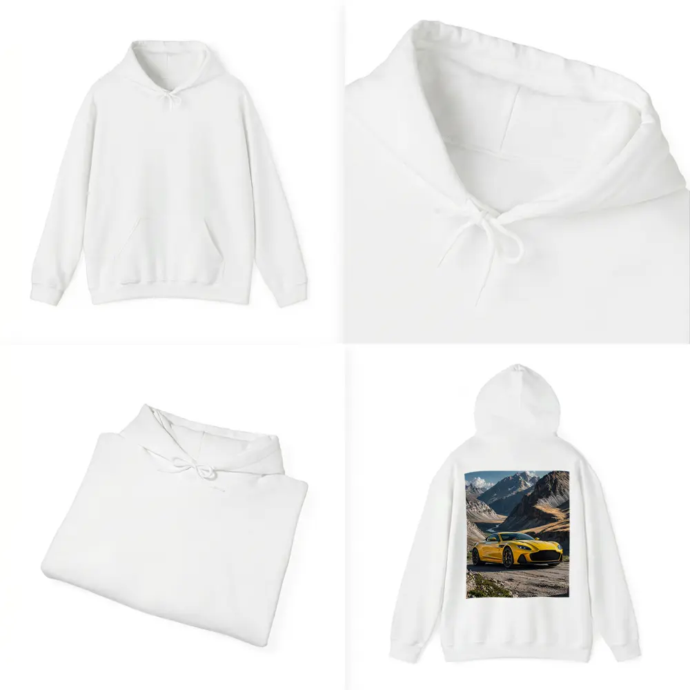 Aston Martin DBS Superleggera Yellow Mountain Road – Hoodies