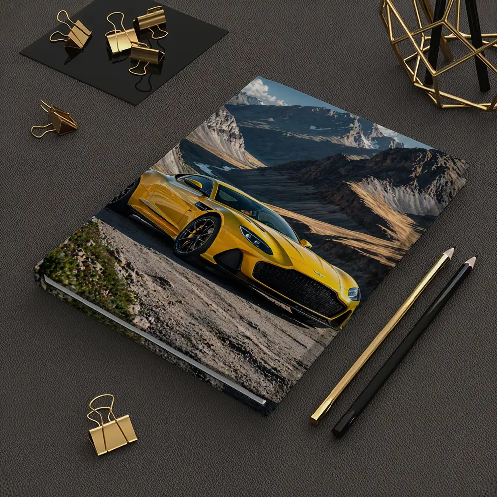 Aston Martin DBS Superleggera Yellow Mountain Road – Notebooks